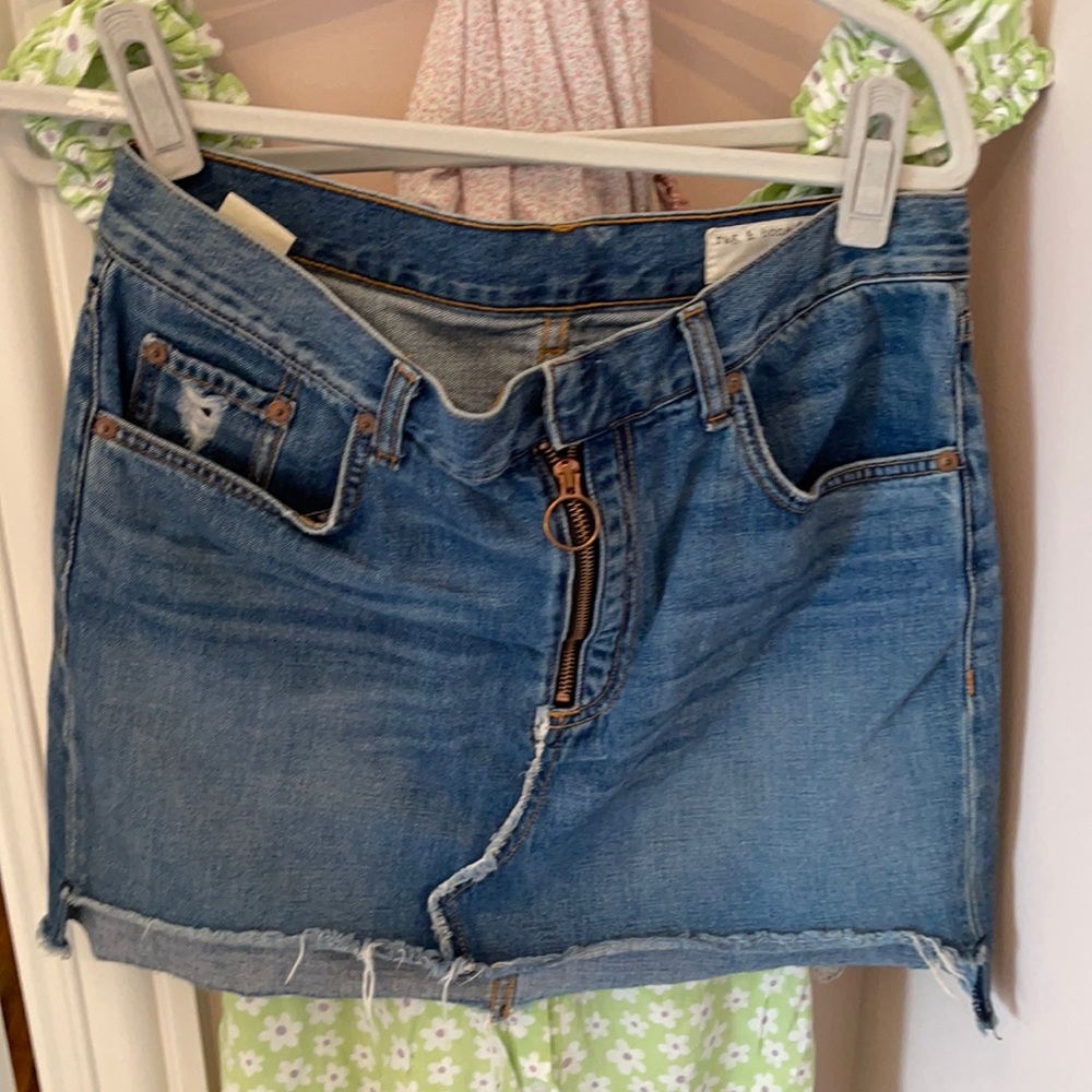Rag & Bone Jean mini skirt